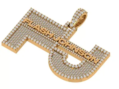 Costume HipHop Pendant 3D print model