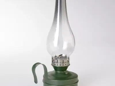 kerosene lamp 3D model 3