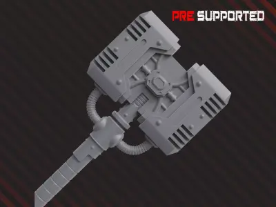 Grav Crusher Hammer 3D print model