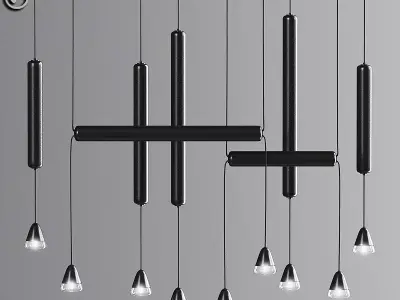 Puro Brokis Ceiling Light 3D model
