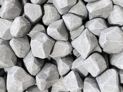 Gravel splinter smooth n1 3D model