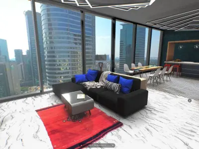 Virtual-Reality Apartment for metaverse 3D model