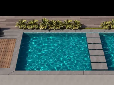 SWIMMING POOL NO69 A 3D model