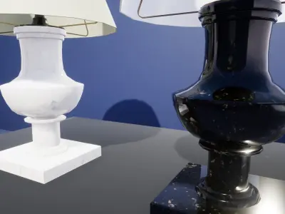 Table Lamp Free low-poly 3D model