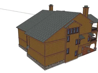 Creative Design-Holiday Cabin-084 3D model