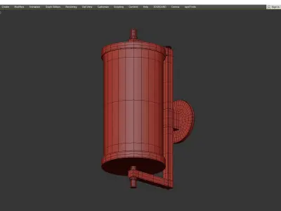 LINTON SCONCE Low-poly 3D model
