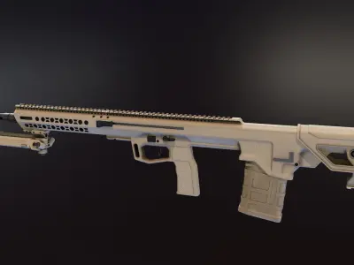 BRO Commando Rifle Low-poly 3D model