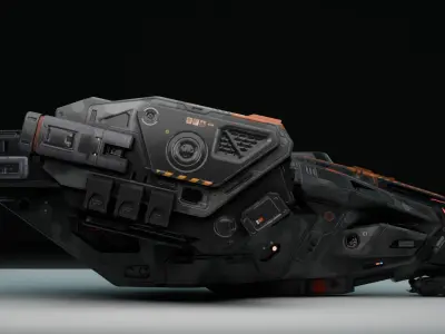 Alien Spaceship  3D model