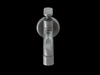 Compression Tap dirty Low-poly 3D model