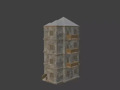 House Model 93 Low-poly 3D model