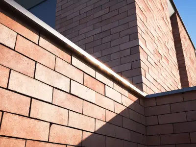 Red classic brick with no let texture Texture