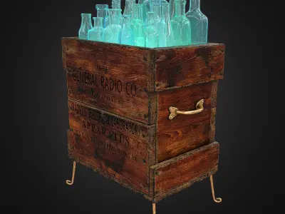 Glassket  floor lamp by AfterGlow Design 3D model