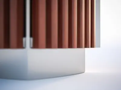 Metal trash container 3D model