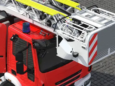  Firefighting Truck with Ladder 