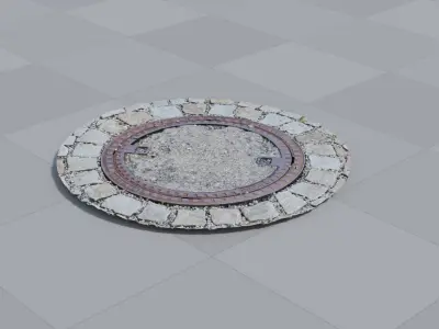 Manhole 2 Photoscan 3D model