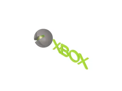 Xbox 2005 Logo v1 001 Free low-poly 3D model
