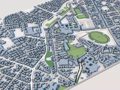 Abbey of Santa Giustina Italy 3D model