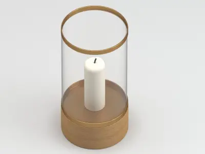 Mecox candle 3D model