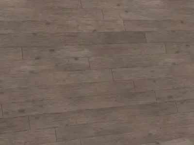 Glossy Varnished Rustic Wood Planks PBR Seamless Texture