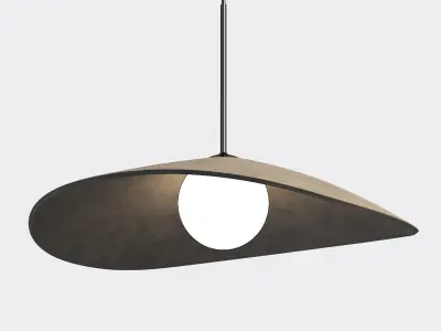 THE BOLA FELT LAMP 3D model