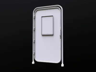 Post Apocalyptic Fench Low-poly 3D model