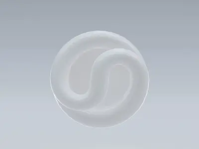 Light Bulb Low-poly 3D model