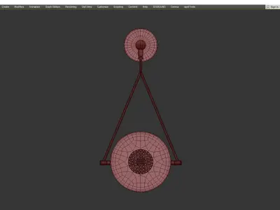 BETH WALL Low-poly 3D model