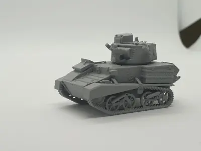 Light tank Mark VI - 1-100 scale 3D print model