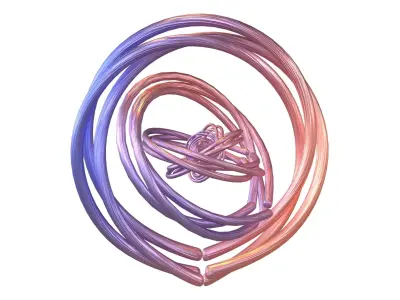 Abstract Shape v8 005 Low-poly 3D model