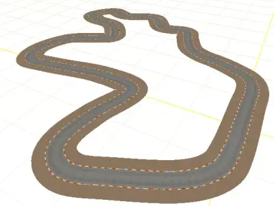 race track1 3D model