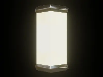 Modern Lamp Low-poly 3D model 3