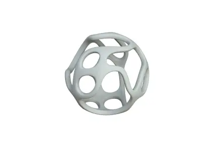 SciFi Cube Object No 31531 Low Poly Shape Texture