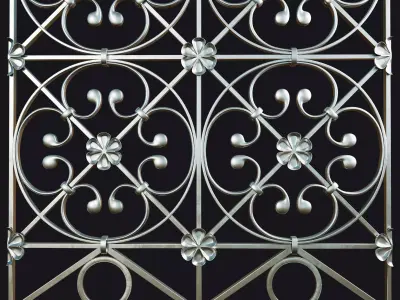 Constructor lattice historical panel  decorative screening   3D model