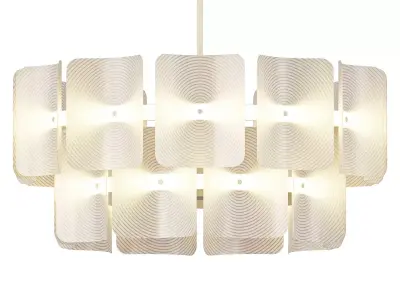 Fingerprint Chandelier 3D model