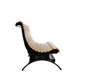 Street or Garden Bench 3D print model