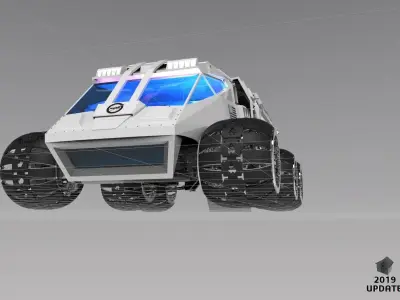 NASA Mars Rover Concept 3D model