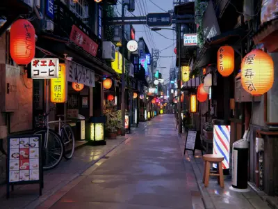 Japanese City Streets Pack 3D model