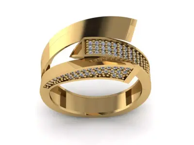 light gram ring-37 3D print model