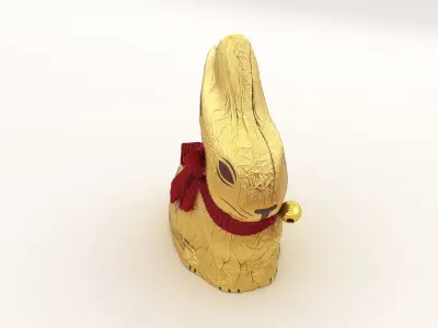 Lindt Chocolate Bunny 002 3D model