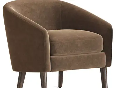 Jonah Armchair Westelm 3D model