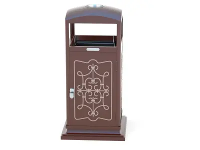 Trash Can Outdoor 07 3D model