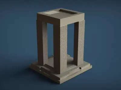 Canakkale Martyrs Memorial 3D print model