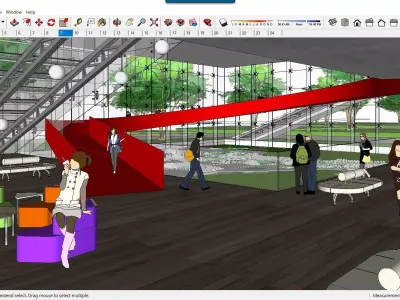 Sketchup Cultral Center F5 3D model