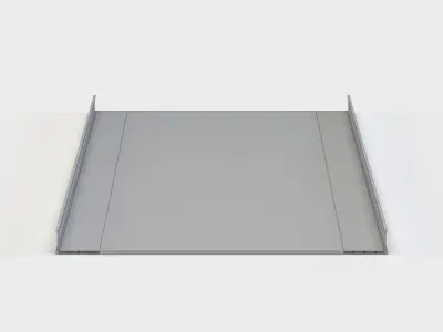 Road straight Low-poly 3D model