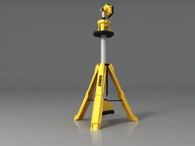 DEWALT 20v Tripod Light DCL079B Low-poly 3D model