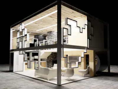 Revit studio design 2020  3D model