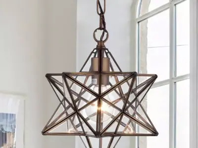 Shuler Light Single Star Pendant 3D model