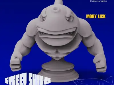 Street Sharks - Moby Lick - Animated Series 3D print model