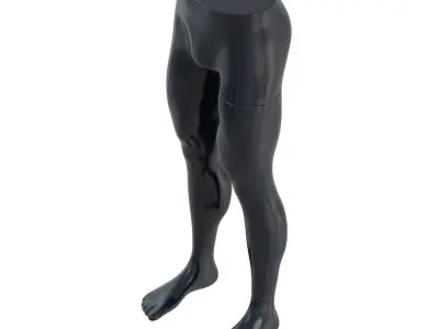 Male Mannequin Legs for Pants and Shorts 88 3D model