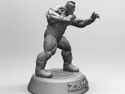 Street Fighter Zangief 3D print model